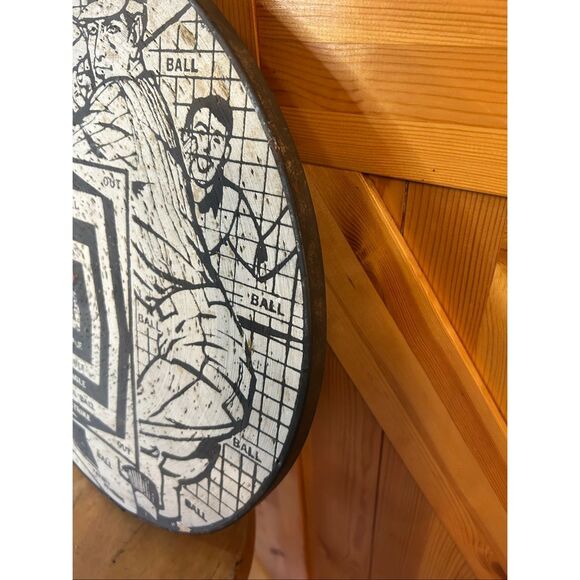 Vintage Foremost Double Sided Dartboard Baseball Board Made in England 17” (5262 - Picture 8 of 11